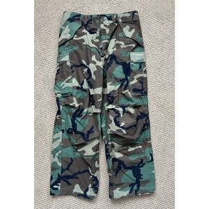 US Army‎ Pants Mens Medium Woodland Camo BDU Cold Weather Uniform Ripstop Combat